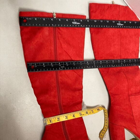 ‎JUST FAB Emmaline Platform Heeled Boot - Picture 4 of 12